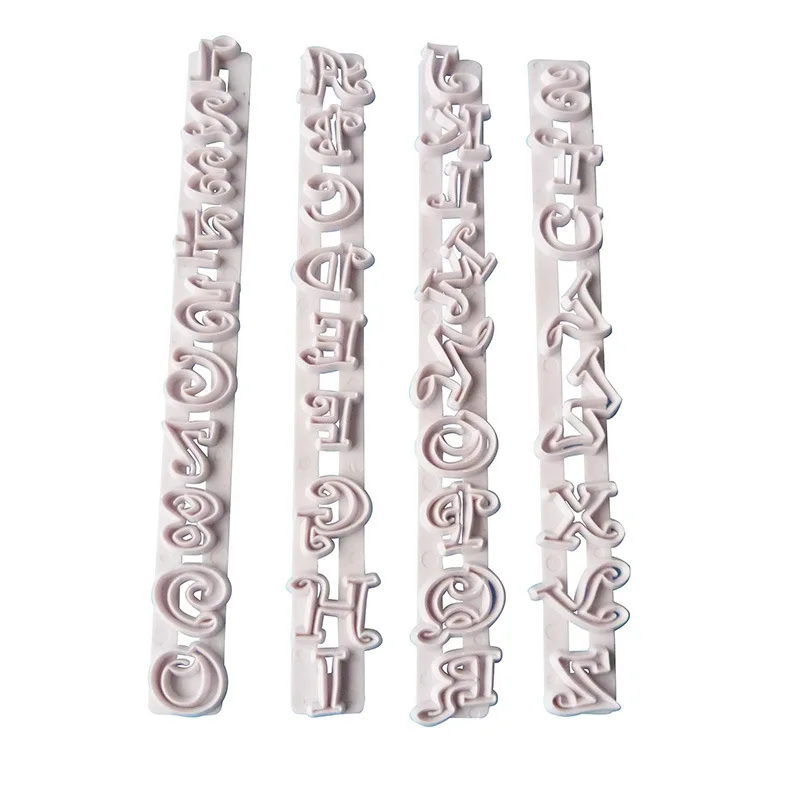 4 шт. алфавитное число бисквитная форма для выпечки резки экологически чистый