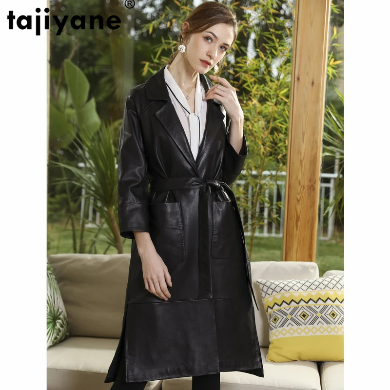 

Tajiyane 100% Real Sheppskin Coat Women Spring Winter Clothes 2021 Fashion Genuine Leather Jacket Female Leather Coats 850309050