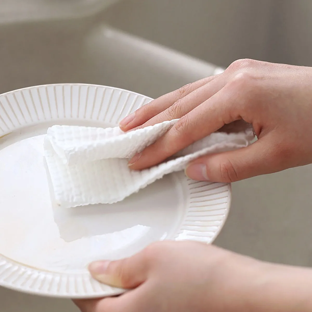 GIELYPANO полотенце для мытья хлопчатобумажной ткани экологически чистая моющаяся