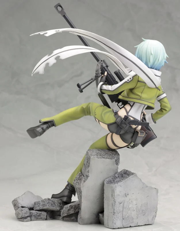 Японское аниме меч искусство онлайн совместное подвижное Sinon Kirito AsunaYuuki ПВХ