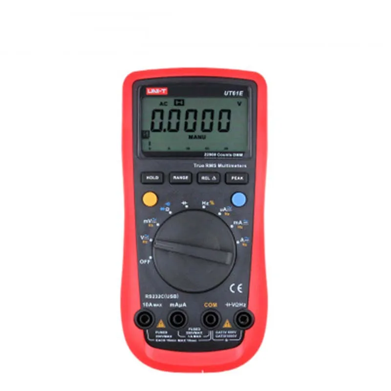Uni-t мультиметры UT61A UT61B UT61C UT61D UT61E Современный цифровой мультиметр anto диапазон AC/DC