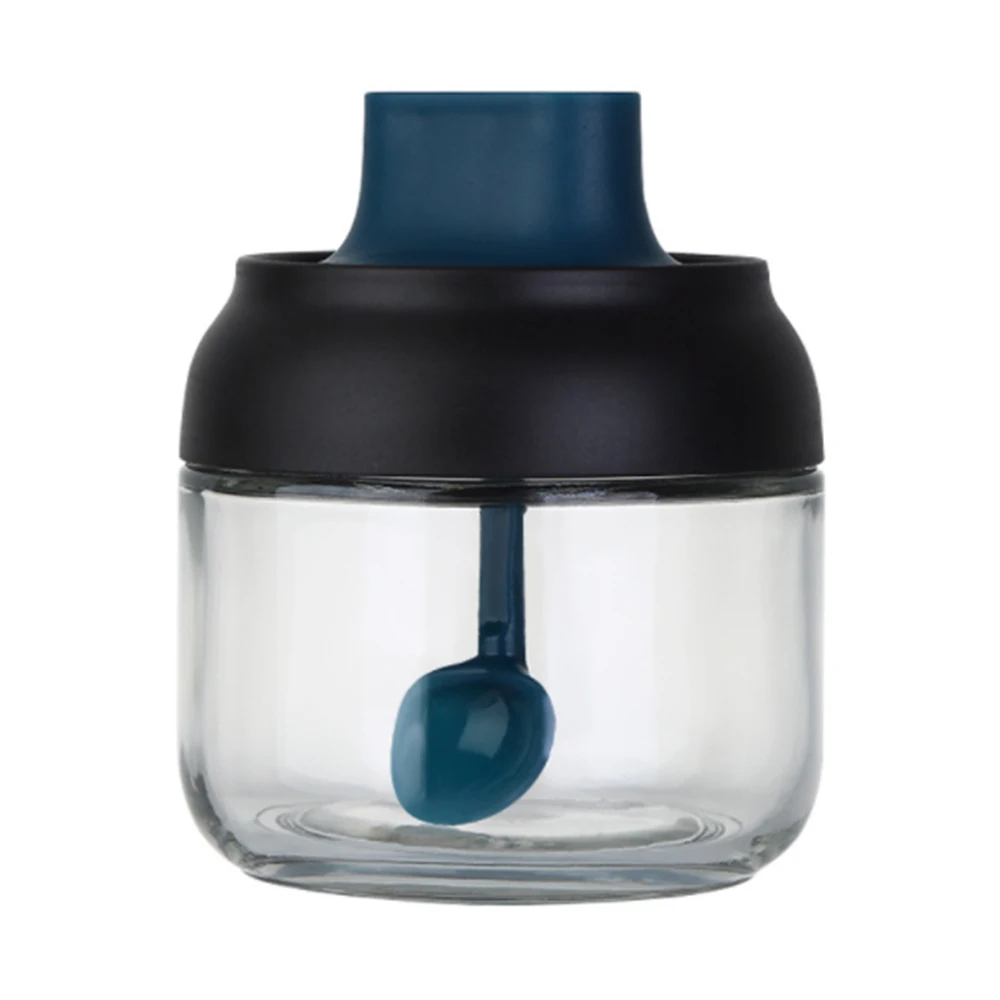 Стеклянные бутылки для приправ контейнеры хранения горшок банка специй с ложкой