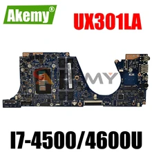 UX301LA Laptop motherboard For Asus UX301LA UX301LAA UX301L UX301 original mainboard W/ I7-4500/4600U 8GB RAM 100% fully tested