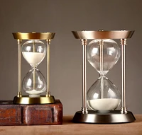 metal crafts stand hourglass sandglass sand clock timers sand timer home decor birthday gifts 1530 60 minutes %d1%87%d0%b0%d1%81%d1%8b %d0%bf%d0%b5%d1%81%d0%be%d1%87%d0%bd%d1%8b%d0%b5