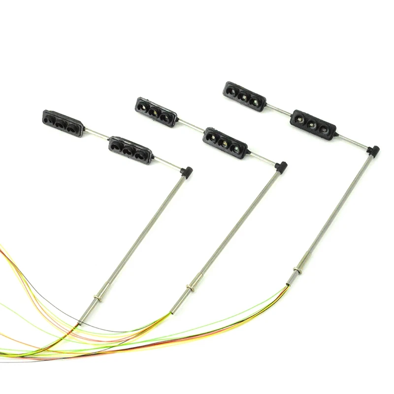 3 цвета светофорный светильник с сигналами Хо ОО Масштаб Модель 6Led для Diy песочный