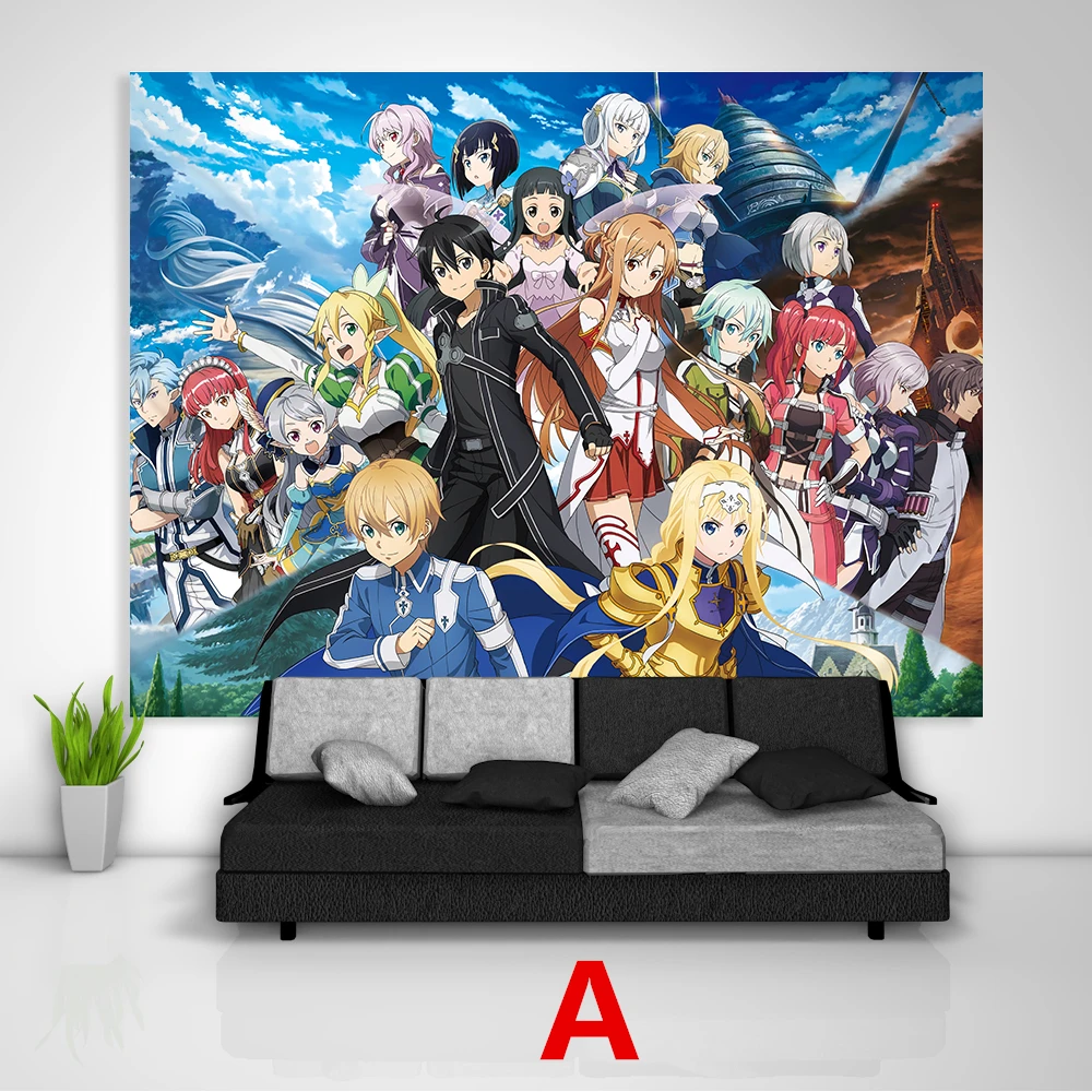 Меч искусство онлайн алинизация гобелен настенный подвесной диван стол