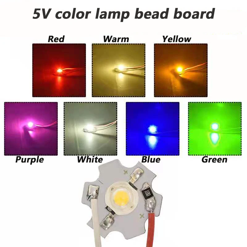 

DALCAN 1 шт. светодиодный 5V Цвет высокого светильник доска с белый/теплый белый/красный/желтый/синий/зеленый/фиолетовый светильник s Диаметр 20 с...