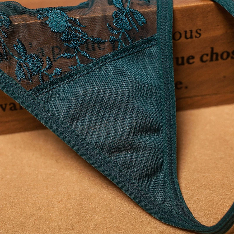 

Women's G-String Panties Mesh Ladies Transparent Perspective Underpant Low Waist Thong NShopping