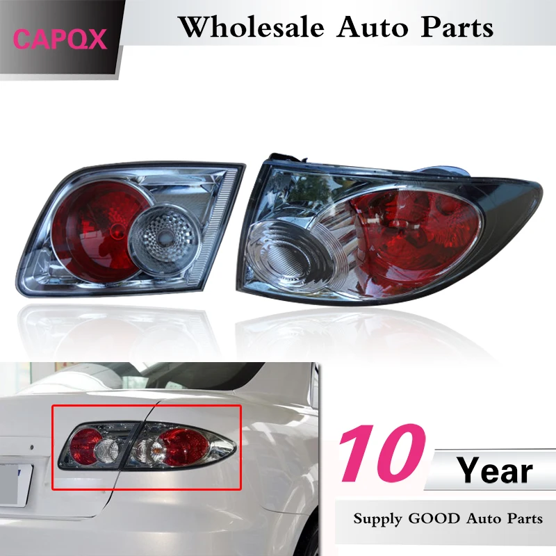CAPQX задний светильник для Mazda 6 Mazda6 2003 2004 2005 хвост фонарь стоп сигнал задняя фара