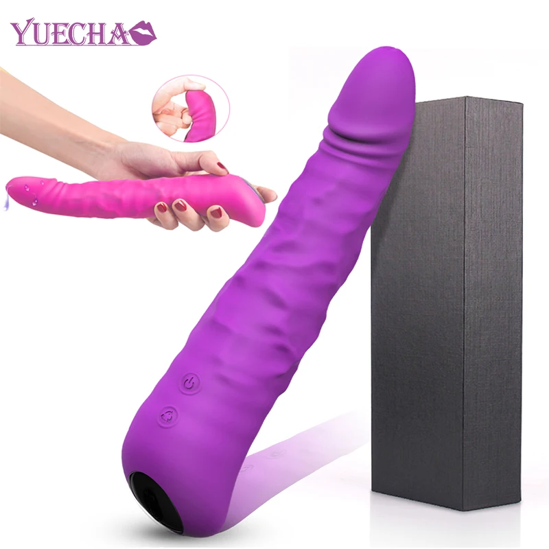 YUECHAO 9 Вибрация GSpot вилка вращение бусины клитор стимулятор фаллоимитатор