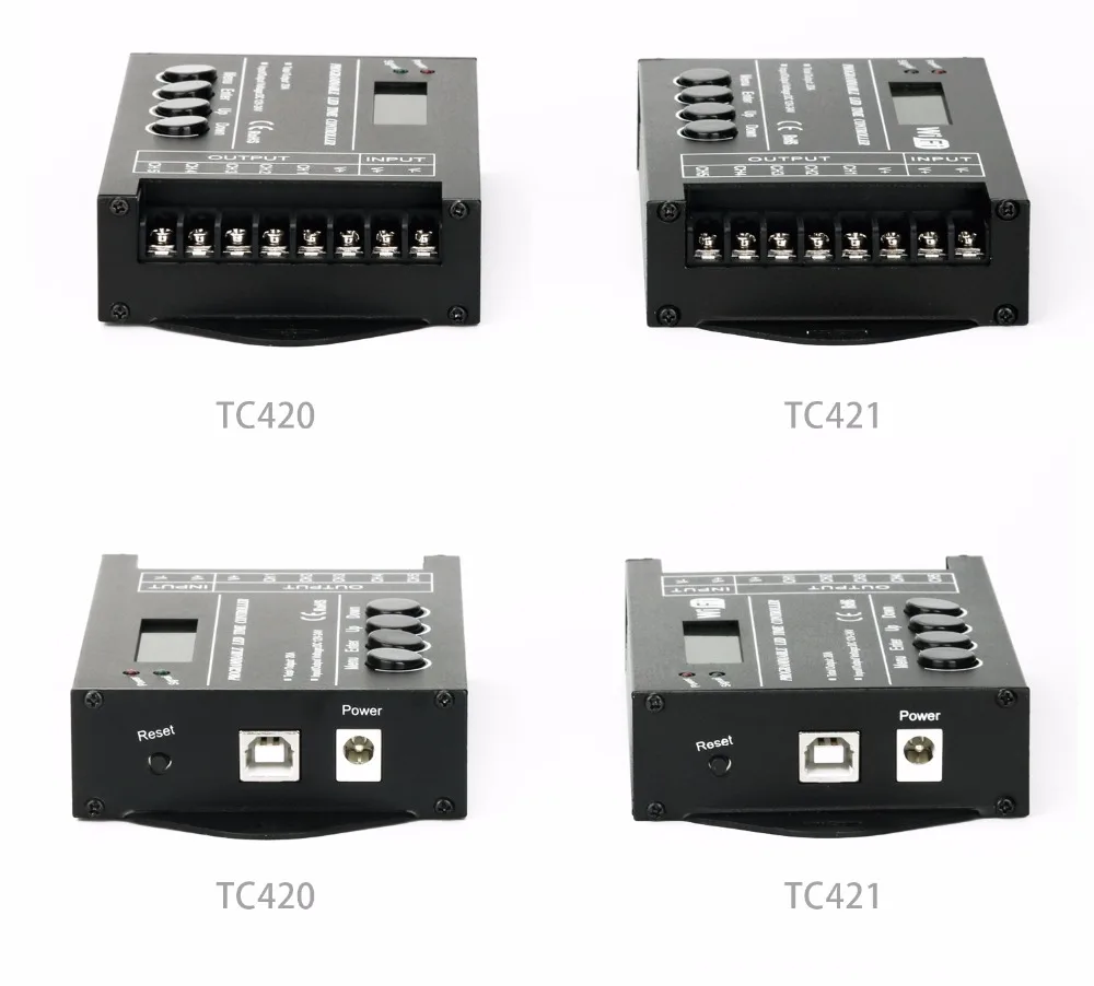 Программируемый RGB светодиодный контроллер TC420 TC421 TC423 регулятор яркости