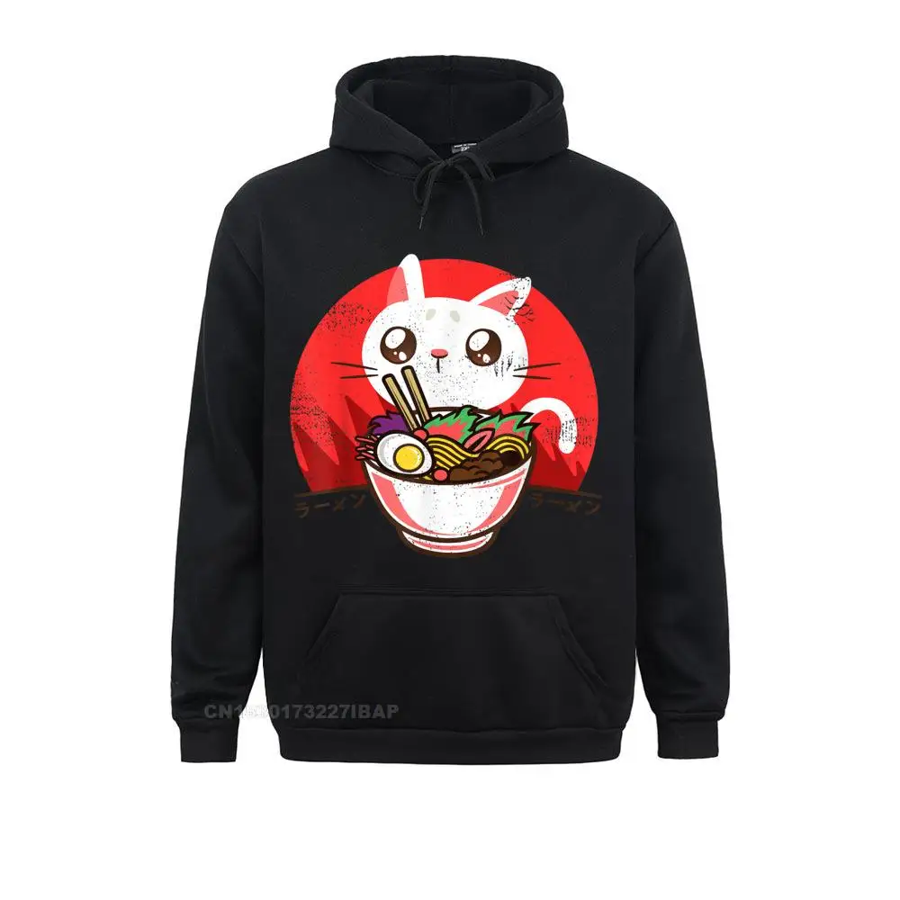 Kawaii Japanese Ramen Noodles Anime Cat Men Men Hoodie Sweatshirts Customized Discount Hoodies Comfortable Clothes For Men