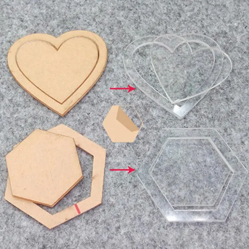 Набор из 27 многоразовых лоскутных шаблонов для шитья рукоделия Аксессуары