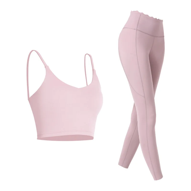 

Autumn and Winter Yoga Suit Women's Beauty Back High-Strength Shockproof Sports Underwear Running Quick-Drying Fitness Suit