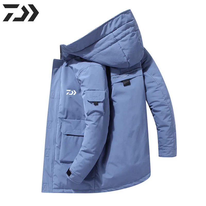 

Fishing Clothes AutumnWinter Thicken Fishing Coat Hoodie Velvet Waterproof Windproof Fishing Jackets 2022 Men Outdoor Wear
