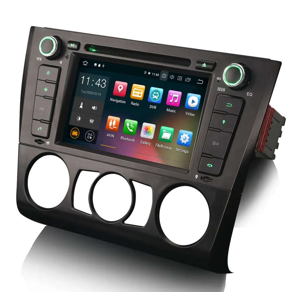 Автомобильный мультимедийный DVD плеер 7 дюймов Android 10 0 GPS радио для BMW E81 2007 2012 и E82