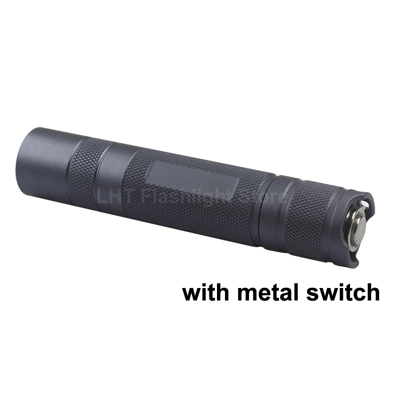 120 мм (L) x 24 (D) DIY S2 Plus светодиодный фонарик с металлическим