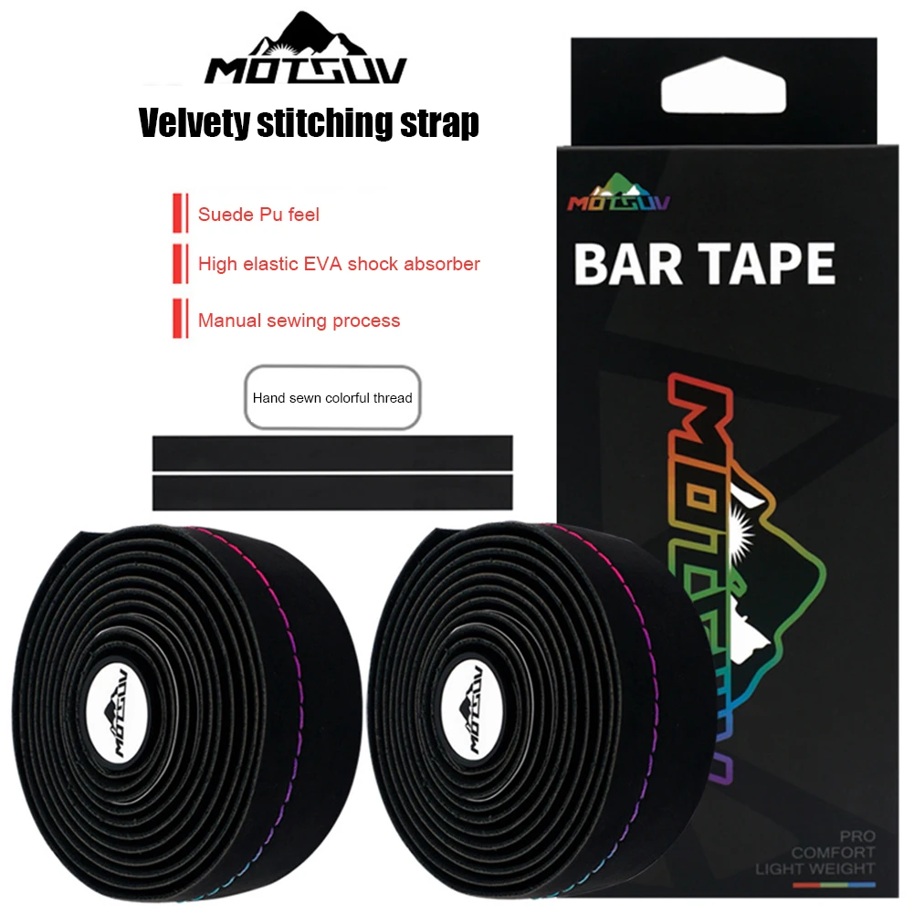 

1 Pair Cycling Bike Handlebar Grips Tape Road Bicycle Bar Wrap Straps Professional Bike Anti-slip Handlebar Tape Wrap