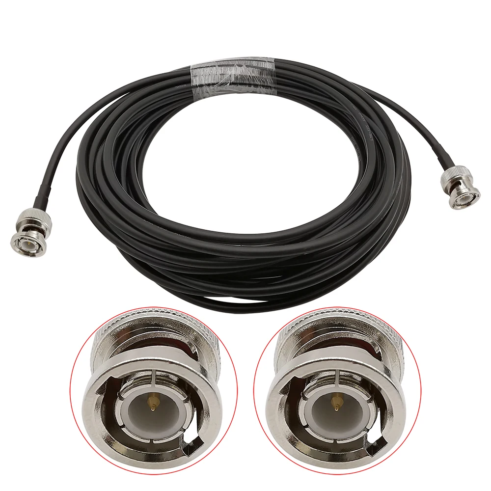 

Коаксиальный кабель с разъемом BNC «папа» на разъем BNC LMR195, 50 ом, для FM-передатчика, камеры видеонаблюдения, радио