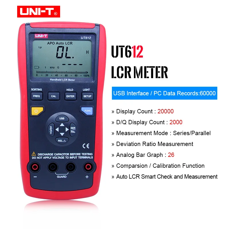 UNI-T UT612 100 кГц измеритель иммитанса