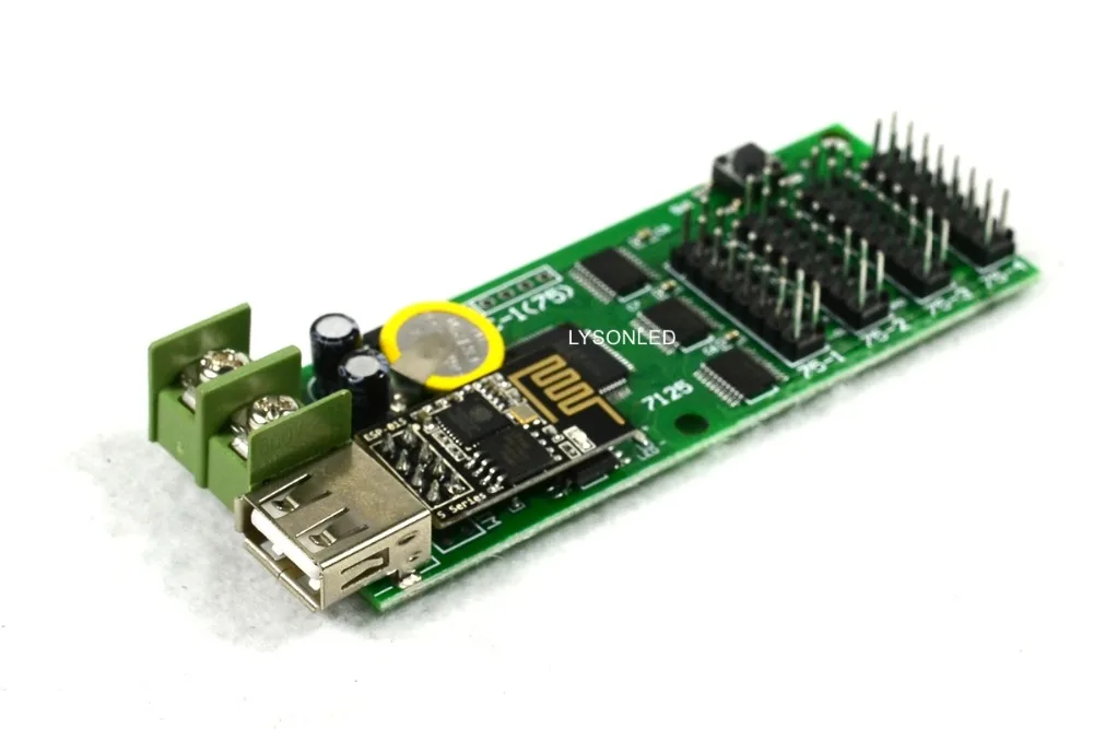 A + 10 шт./лот HC-1W wifi полноцветный светодиодный текстовый экран карта 64*416/192*128