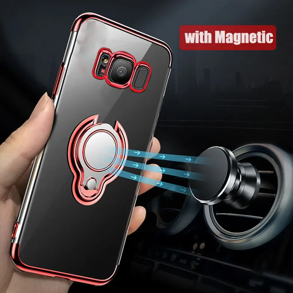 LAPOPNUT Мягкий силиконовый прозрачный чехол для телефона Samsung Galaxy S10 S10e S8 S9 Plus ультра