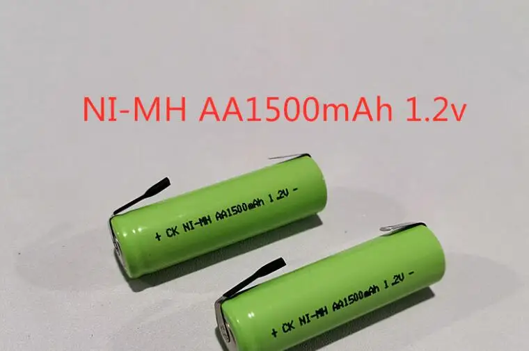 5 шт. никель-металлогидридная аккумуляторная батарея AA1500MAH 1 2 V с паяльными