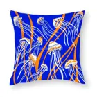 Медузы Подушка Чехол украшения для домашнего декора сада подушка чехол яркий Медузы Морская жизнь океана индийская хна художника Аляска Mi