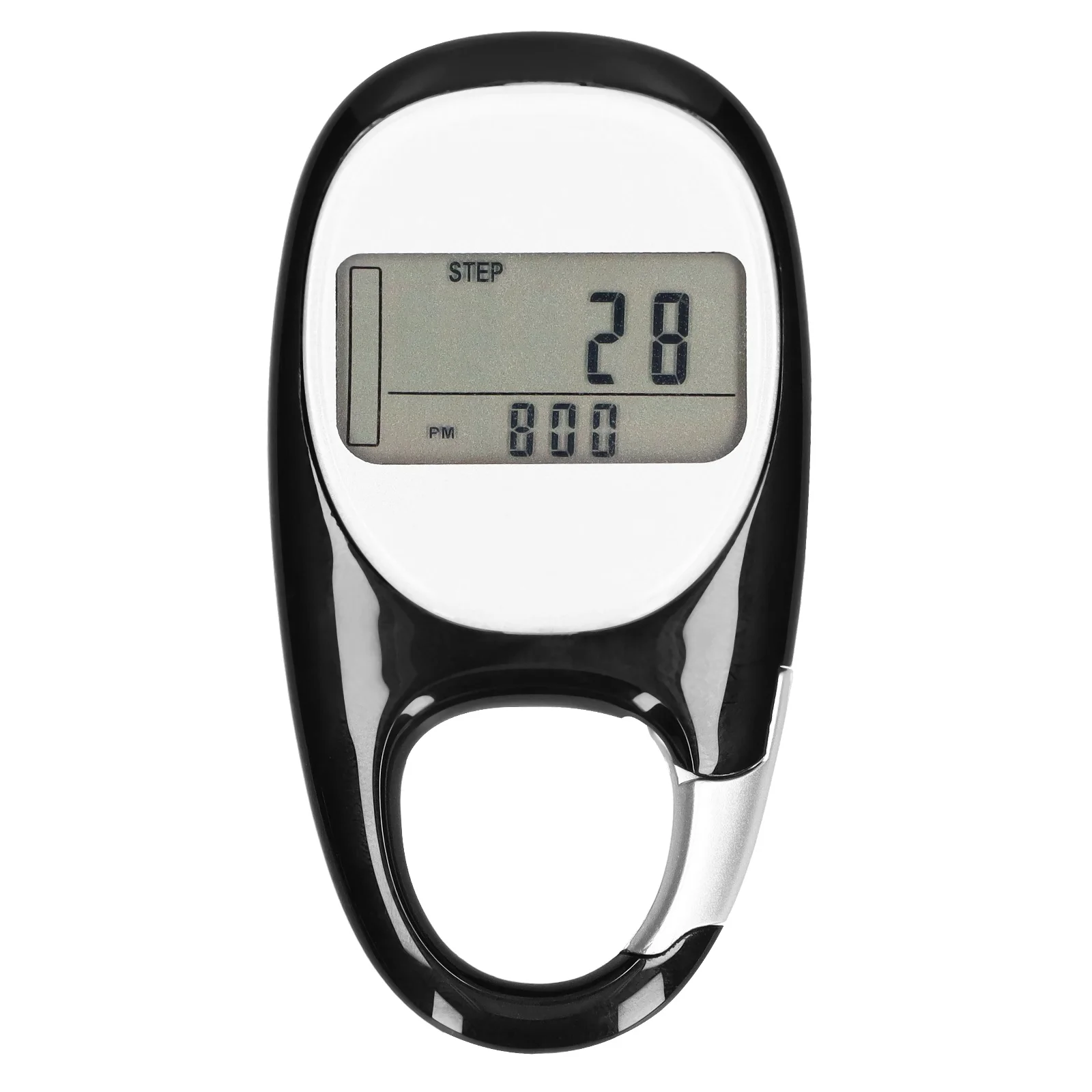 

Walking Distance Fitness Calorie Digital Silent Induction Multi-Function Portable Carabiner 3D Induction Step Counting Pedometer