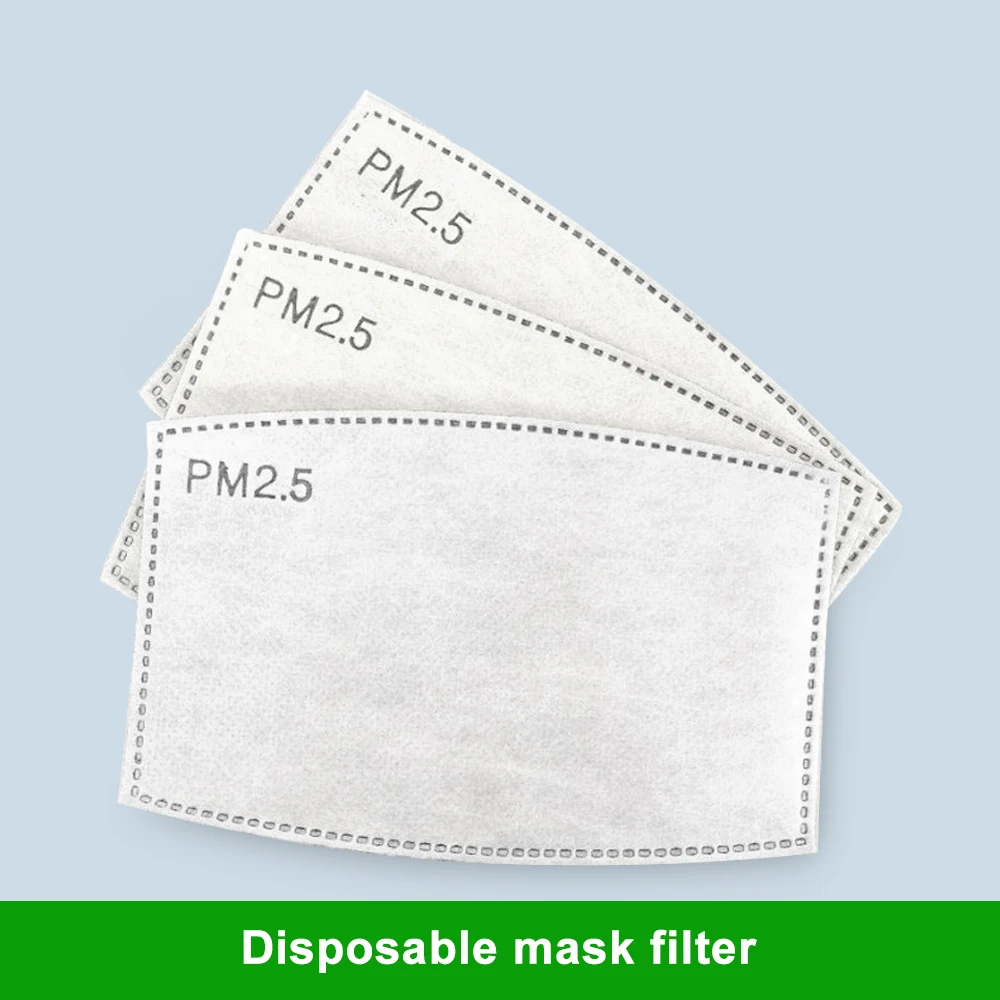 HOT PM2.5 Filter Paper Anti Haze Mouth Mask Dust Masks Health Care Replaceable Filters Dropshiping | Красота и здоровье