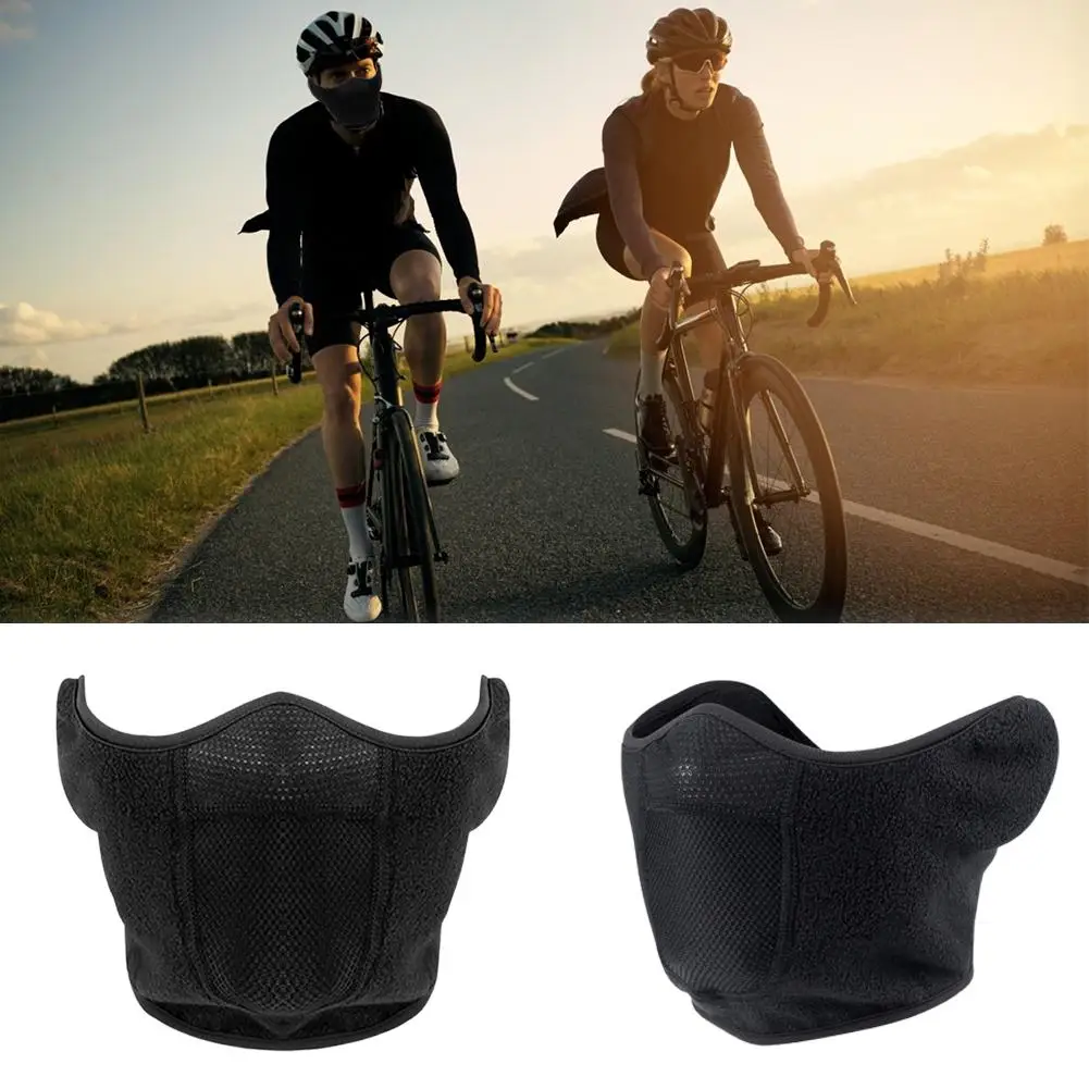 

Winter Motorcycle Riding Mask Windproof Warm Mask Dust-proof Cold-proof Anti-smog Face Mask For Outdoor Bicycle Cycling