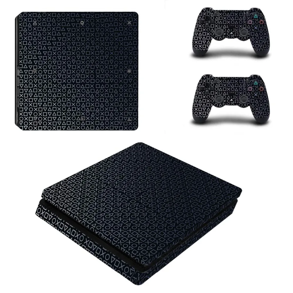 Дизайн полное покрытие лицевые панели PS4 тонкая кожа Наклейка для playstation 4 консоль и контроллер PS4 тонкая наклейка