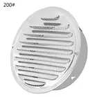 Решетка Вентиляционная круглая из нержавеющей стали, 7080100120150160180200 мм