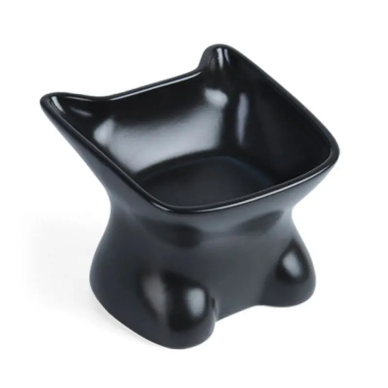

Pet Ceramic Bowl Cute Cartoon Drinker Feeder Dog Feeding Dispenser Container