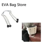 Новинка, 1 пара серебристых длинных ручек с двойной цепочкой для Obag EVA, женские сумки-тоуты, сумка через плечо