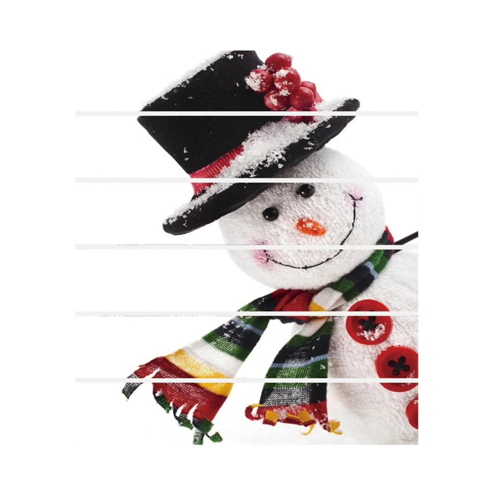 

Christmas snow man 3D Simulation Stair Sticker Waterproof Fashion Creative Step Decoration 6pcs*100cm*18.5cm