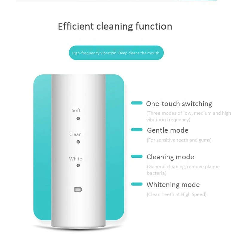 

Sonic Electric Toothbrush Tooth Brush USB Rechargeable Upgraded Adult Waterproof Ultrasonic Automatic