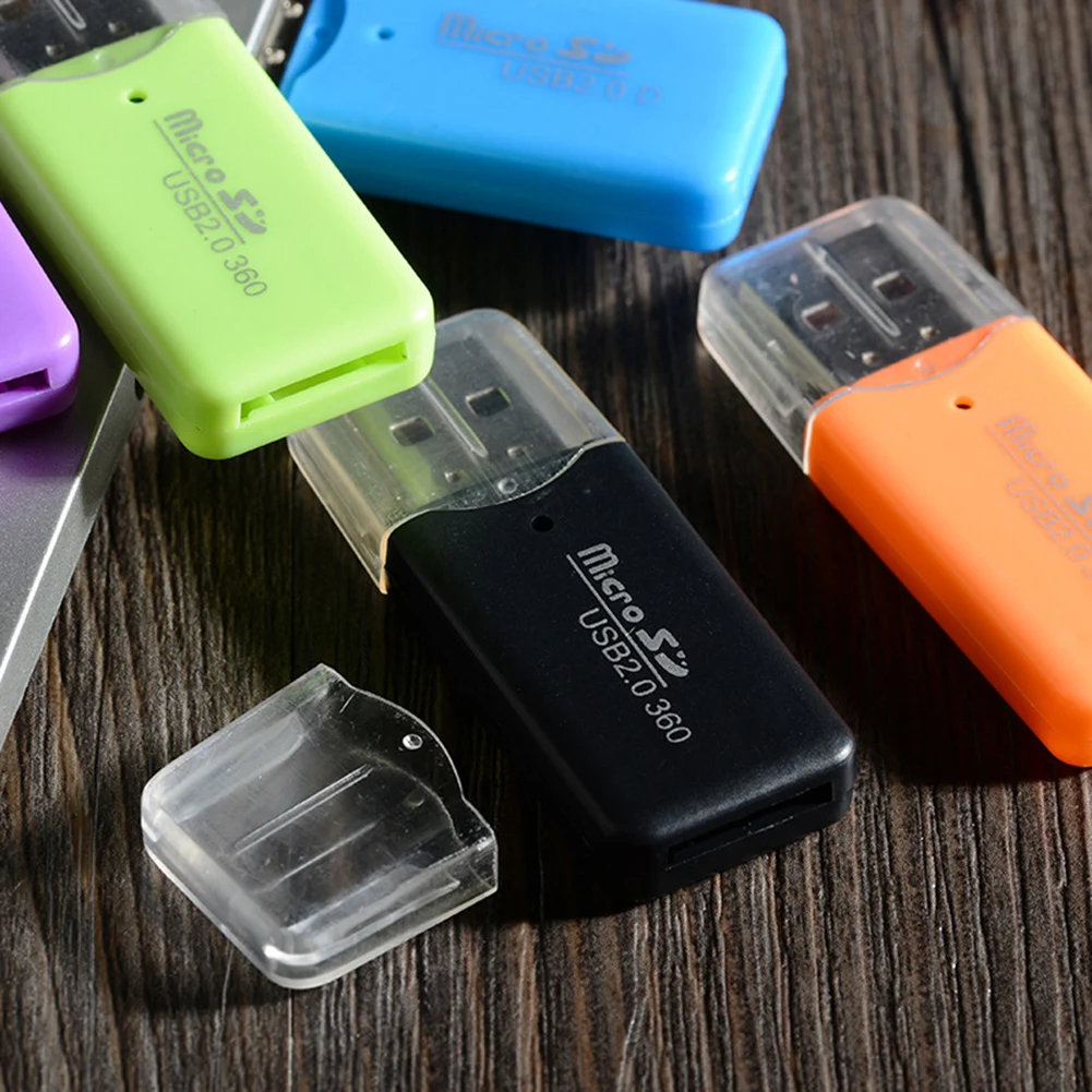 Мини Портативный USB 2 0 TF Micro SD устройство для чтения карт памяти ПК ноутбука