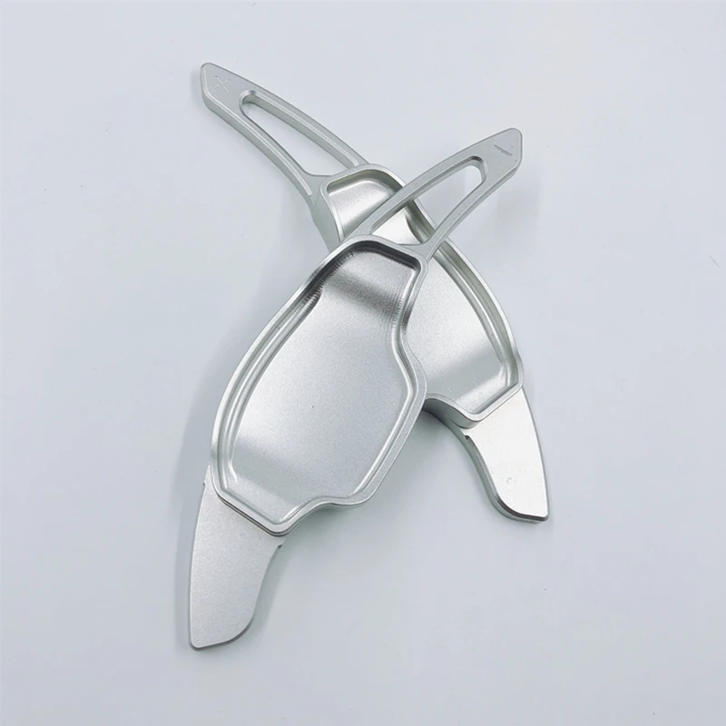 Серебро весло переключения рулевого колеса расширения подходят для Cadillac xT5 CT6 |