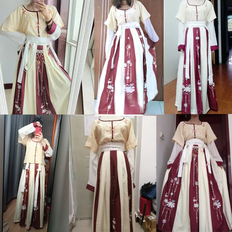 

Chinese Cosplay Hanfu Women Chinese Dress Ancient Fairy Princess Costume Traditional OrientalDance Clothes Female Wears DN6080