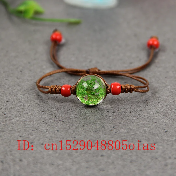 Натуральный белый кристалл камень браслет кулон многоцветный цветок ручной