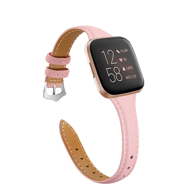 Для Fitbit Versa Smart Watch кожаный ремешок 22 мм для часы 2 Lite универсальный | Электроника