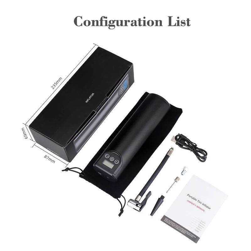 Marshell 150PSI электрический воздушный насос Перезаряжаемые для шин 12V компрессор 2000