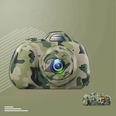 

Children Camera HD Digital 800P TF Card Camcorder USB Rechargeable Early Education Puzzle Novelties Toys