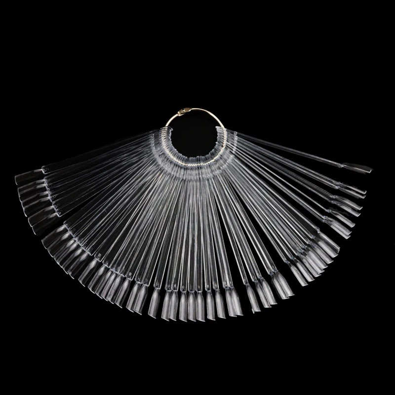 50 шт. накладные ногти прозрачные черные инструменты для дизайна ногтей |