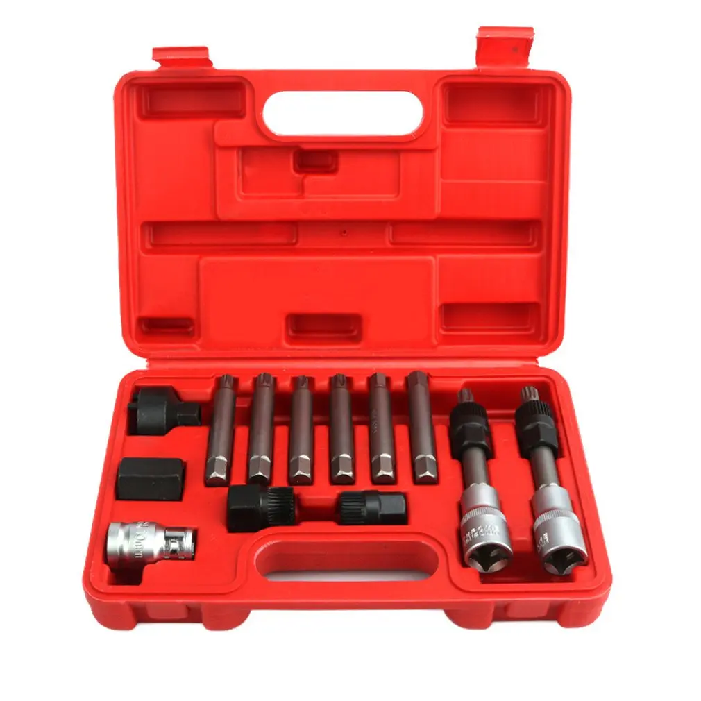 

NEW 13PCS Alternator Flywheel Pulley Removal Engine Car Tool Set Suitable For SK1085 Removal Engine Car
