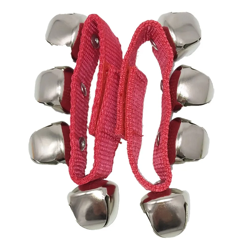 

1 Pair Wrist Bells Kid Jingles Shake Rattles Toy Percussion Educational Toys Multi Color Hand Wrist Foot Bell Toys Children Gift
