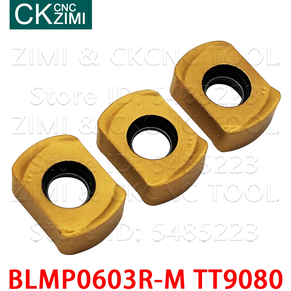 

BLMP0603R-M TT9080 BLMP 0603R M TT9080 карбидные лезвия CNC быстрая подача фрезерные Вставки BLMP0603R токарные станки с ЧПУ стальные инструменты