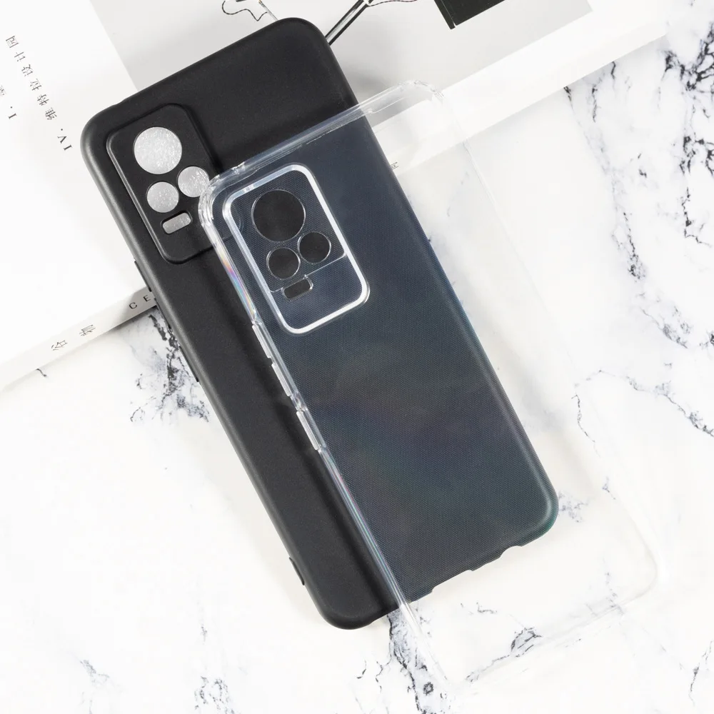 Силиконовый защитный чехол-накладка для смартфона Vivo V21e 4G V2061 6 44 дюйма 2021 мягкий