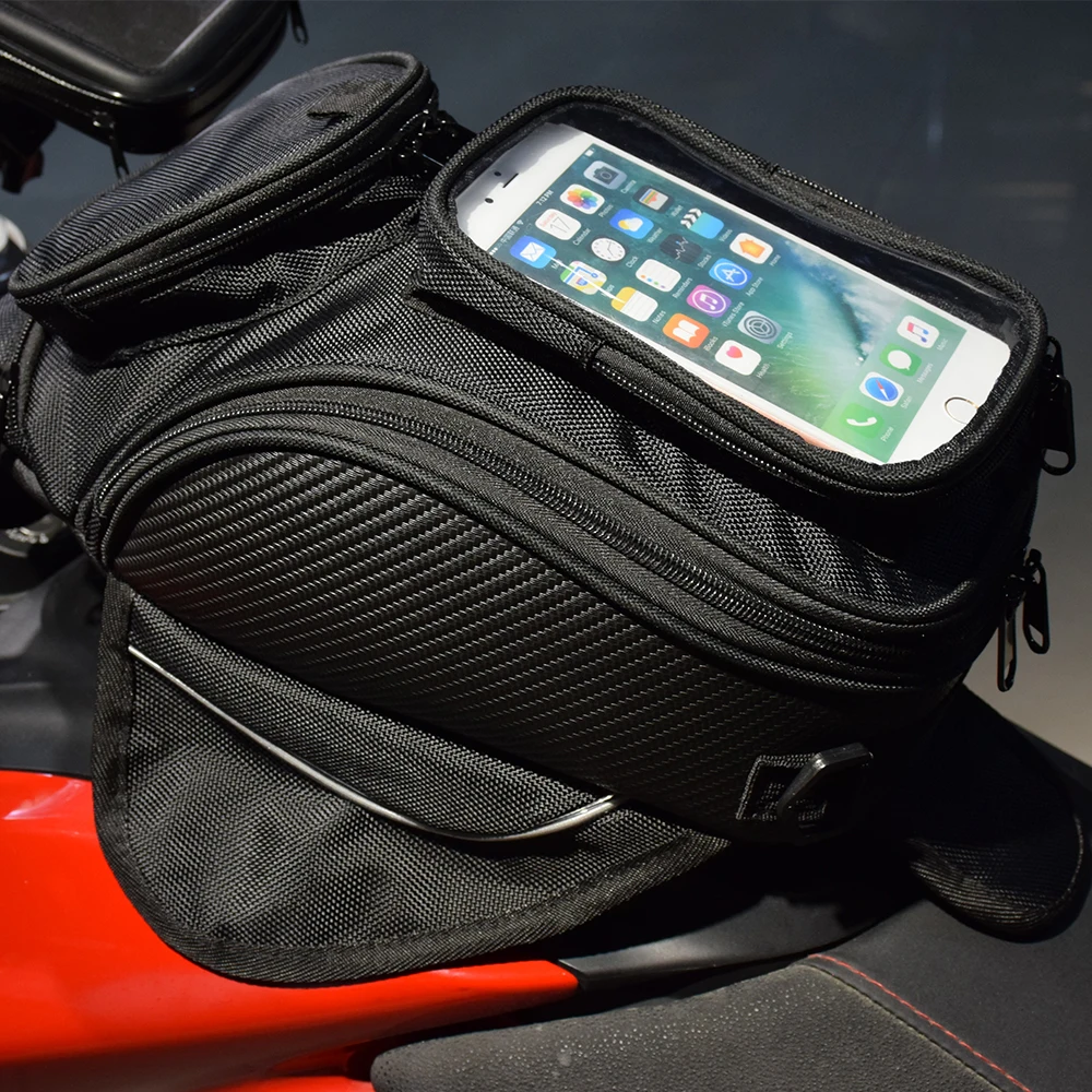 Сумка на топливный бак мотоцикла многофункциональная прочная водонепроницаемая